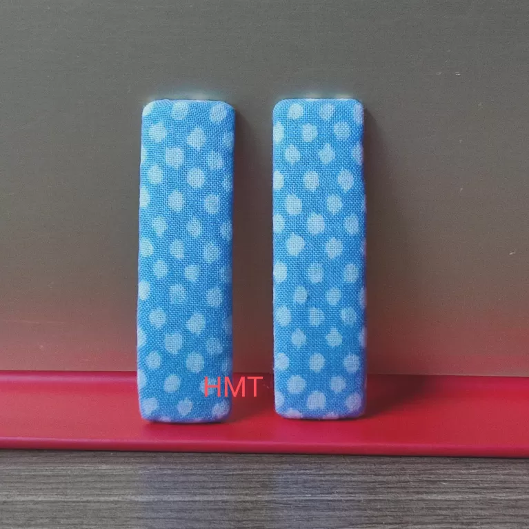kẹp tóc vuông bọc vải nhiều mẫu, phong cách vintage, màu sắc rực rỡ, họa tiết đáng yêu, điểm nhấn cho trang phục hàng ngày
