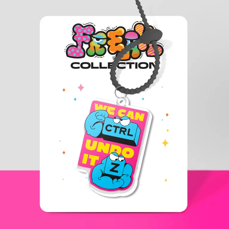 [limited edition] sowat freak keychain, sowat freak collection, playful images, vibrant colors, impressive keychain accessories