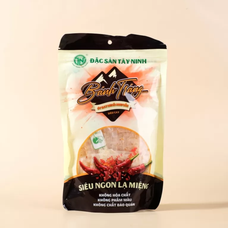 super spicy chili and salt flavored rice paper, ground chili salt rice paper, super spicy rice paper, deliciously spicy rice paper
