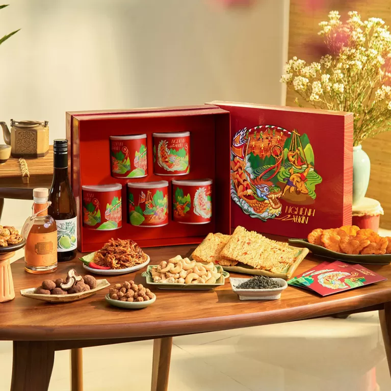 Hộp Quà Tết Nghênh Xuân 2024 Vạn Phúc 01, Heyday Cacao - CHUS