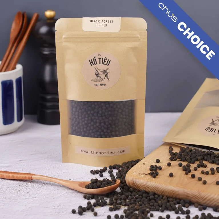 hạt tiêu rừng đen, hạt tiêu rừng thơm cay, tiêu rừng đặc sản, gia vị ướp thịt nướng, hạt tiêu đen khô, hạt tiêu tây nguyên