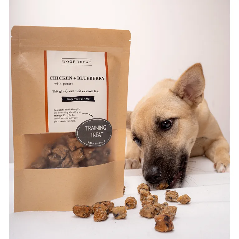 dried chicken with blueberry, treat for dog & cat, chicken jerky, pet chicken jerky, dog and cat treat