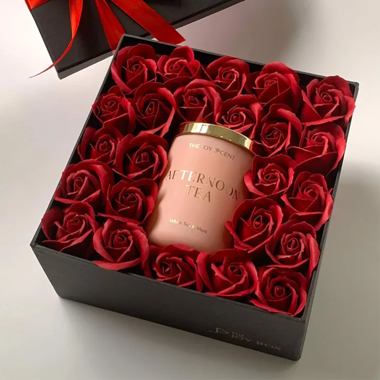 French Rose Gift Box, Scented Gift, Romantic Gift, Luxury Gift, Scented Candle Gift, Gift For Her