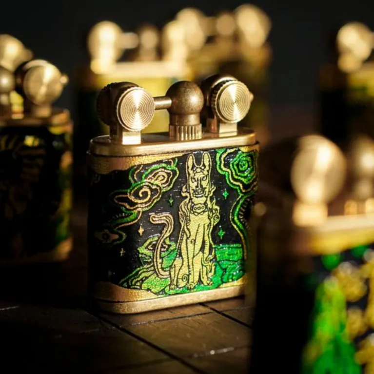 Free Dog Leather Lighter, Personalized Engraved Lighters, A Message Of Loyalty And Freedom, 12 Chinese Zodiacs, Personalized Gifts