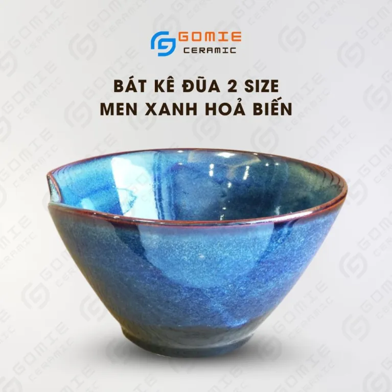 Bát Kê Đũa Men Xanh Hỏa Biến, Gốm Sứ Bát Tràng, Trải Nghiệm Ẩm Thực Đầy Phong Cách, Gốm Sứ Cao Cấp, Bát Ăn Cao Cấp, Gốm Hỏa Biến, Quà Tặng Cao Cấp