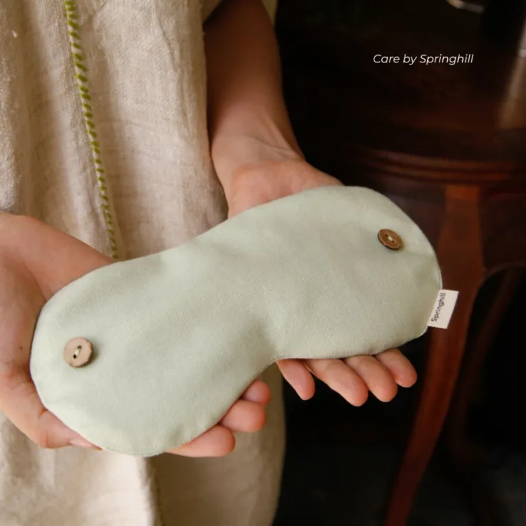 2-In-1 Eye Pillow, Personalized Embroidery, Herbal Ingredients, Adjustable Strap, Relaxing Eye Mask, Hot and Cold Eye Pillow, Personalized Gifts