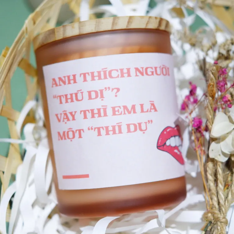 Quà Tặng Nến Thơm "Anh Thích Người "Thú Dị"? Vậy Thì Em Là Một "Thí Dụ", Set Quà Tặng Nến Thơm Ấn Tượng, Quà Tặng Độc Đáo, Nến Thơm Handmade