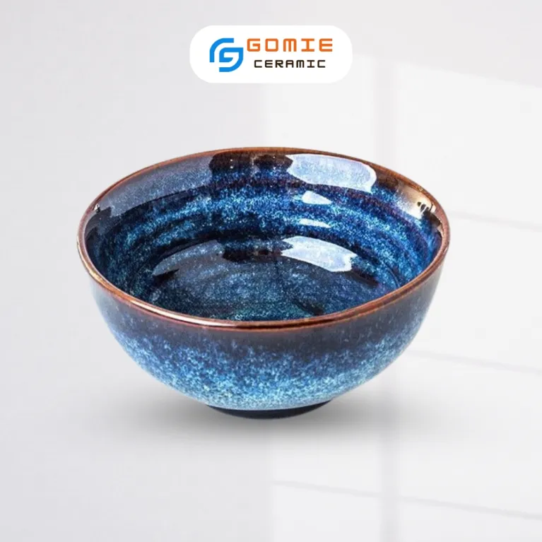 Bộ Đĩa Bày Bánh Kẹo Kiểu Hoa 4 Cánh Men Xanh Hỏa Biến, Gốm Sứ Bát Tràng, Gốm Nghệ Thuật, Trang Trí Nội Thất, Đĩa Sò Và Bát Tròn, Quà Tân Gia Tinh Tế
