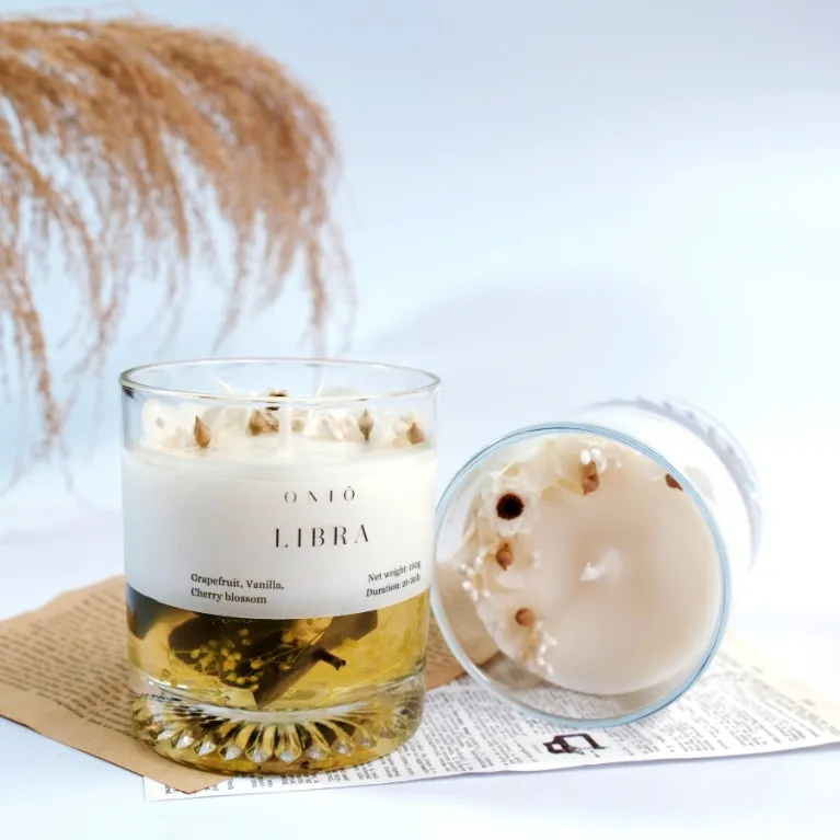 Nến Thơm Cung Hoàng Đạo Cốc Thuỷ Tinh, Nến Thơm Tinh Dầu Thiên Nhiên, Handmade, Quà Tặng Sinh Nhật Độc Đáo, Quà Tặng Nến Thơm, Quà Sinh Nhật Cho Nữ