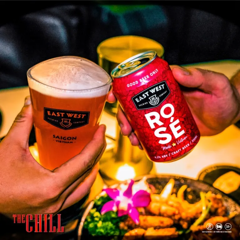 ROSÉ Craft Beer, 330ml Can, Pink Party Punch, Catches ROSÉ's APT Trend, Sweet Flavor, High Quality Ingredients, Vietnamese Beer, Gifts For K-Pop Fans
