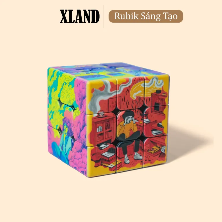 Rubik Mỹ thuật: Vừa là đồ chơi sáng tạo, vừa là tác phẩm nghệ thuật độc đáo, là lựa chọn hoàn hảo để trang trí và làm quà tặng sinh nhật.