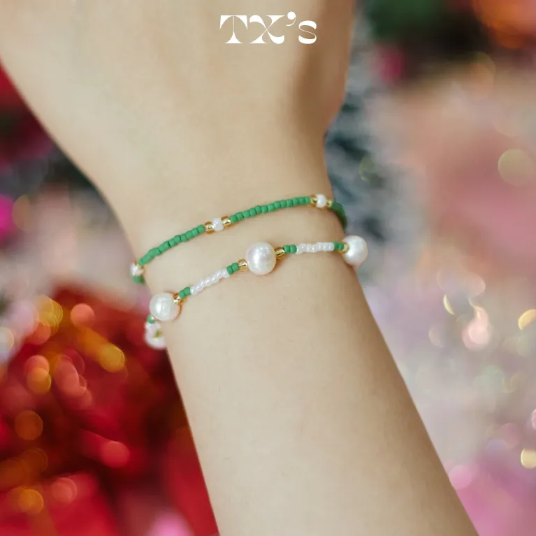 Hộp Quà Vòng Ngọc Trai Giáng Sinh Bằng Vòng Ngọc Trai Phối Cườm Miyuki Sẽ Là Món Quà Giáng Sinh Ys Nghĩa Để Thêm Chút Ngọt Ngào Cho Mùa Lễ Hội