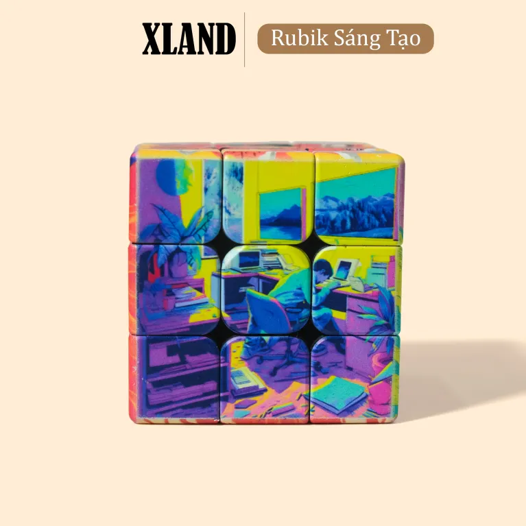 Rubik Mỹ thuật: Vừa là đồ chơi sáng tạo, vừa là tác phẩm nghệ thuật độc đáo, là lựa chọn hoàn hảo để trang trí và làm quà tặng sinh nhật.