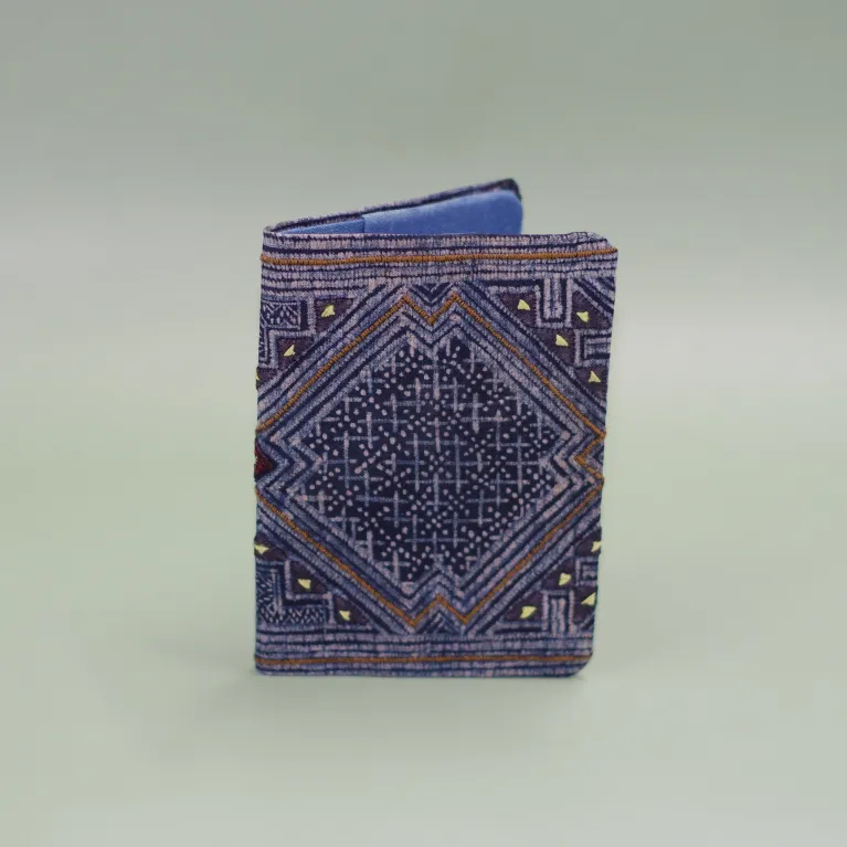 Carry culture with you in this handmade brocade passport holder, a perfect Vietnamese gift for any occasion.