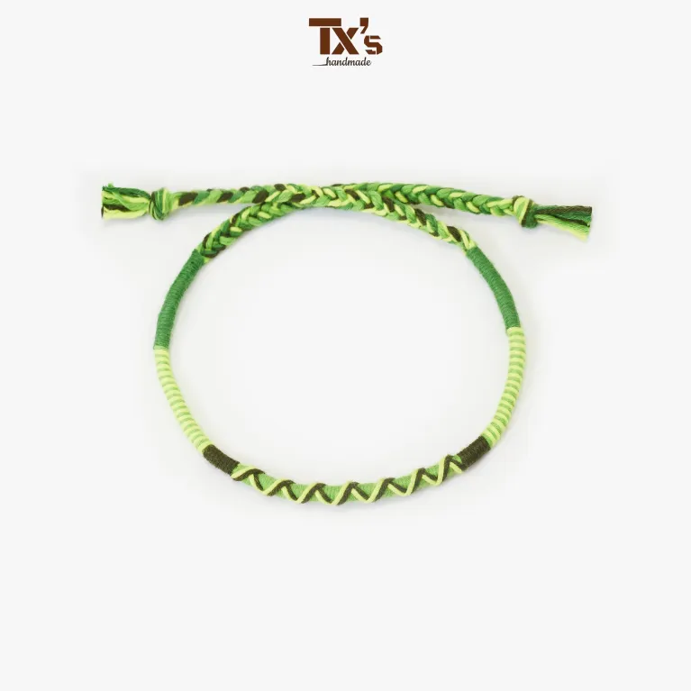 Vòng Thủ Công Nguyệt Lục Đan Tay Thủ Công Với Phong Cách Tươi Mới Có Cả Phiên Bản Vòng Tay Và Vòng Chân Theo Phong Cách Vintage Thích Hợp Làm Quà Sinh Nhật