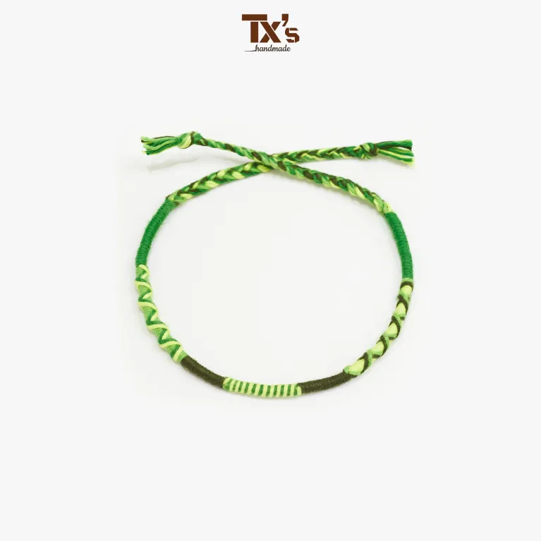 Vòng Thủ Công Nguyệt Lục Đan Tay Thủ Công Với Phong Cách Tươi Mới Có Cả Phiên Bản Vòng Tay Và Vòng Chân Theo Phong Cách Vintage Thích Hợp Làm Quà Sinh Nhật