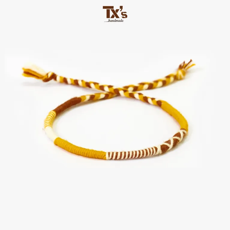 Set Vòng Tay "Mặt Trời" Gồm 4 Vòng Tay Len Nghệ Thuật Chính Là Món Phụ Kiện Cho Ngày Rạng Rỡ, Phù Hợp Để Làm Quà Tặng Cho Nữ, Quà Sinh Nhật Ý Nghĩa