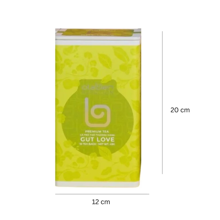 Experience the bold and refreshing taste of Gut Love Herbal Tea, a gut-friendly drink made with premium green tea and natural ingredients, offering a healthy beverage choice and the perfect health gift
