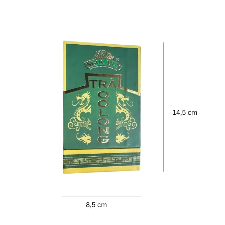 Experience the essence of Da Lat Premium Oolong Tea in a 100g box, crafted with natural ingredients to capture the purity of tea buds, making it a good-for-health Vietnamese tea and the perfect health gift for family.
