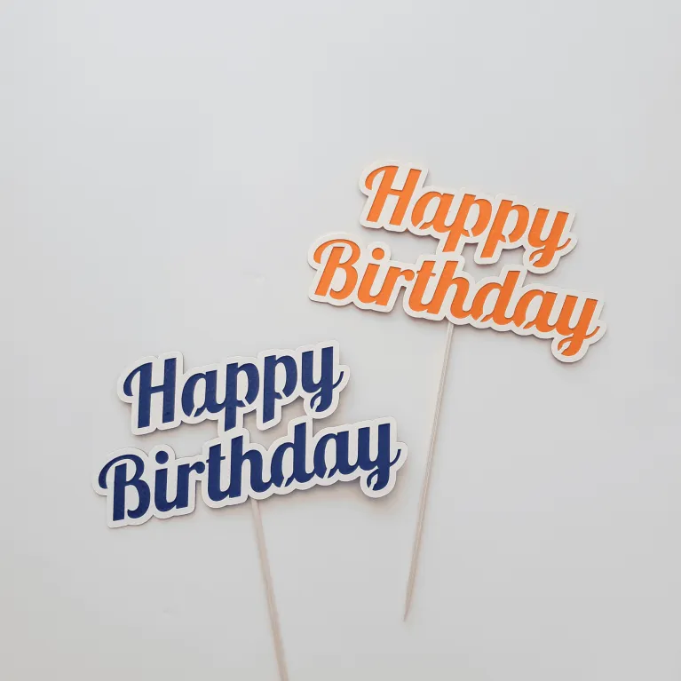 Elevate your celebration with the Personalized Birthday Flower Topper Set, beautifully designed with your name, perfect as an anniversary cake flower decoration or a stunning Korean style cake topper set, adding charm to your cake decorations