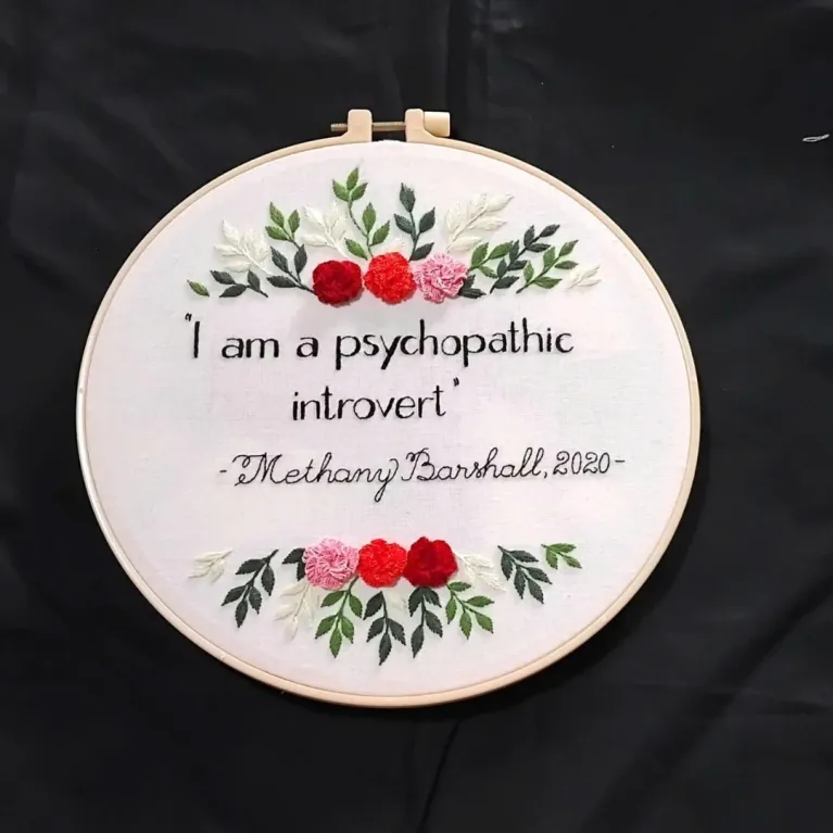 The Personalized Flower and Message Embroidery Frame, meticulously handcrafted to bring joy and heartfelt wishes, makes a thoughtful and meaningful personalized gift for any occasion