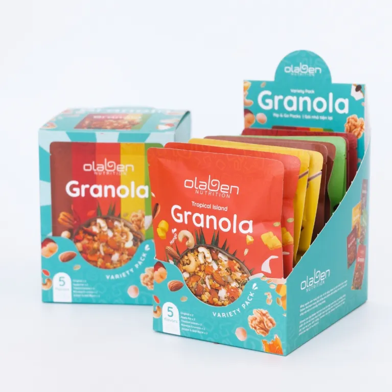 Ngũ Cốc Dinh Dưỡng Mix Vị trong hộp 10 gói là bữa tiệc vị giác ngon lành, kết hợp hạt dinh dưỡng, hoàn hảo cho bữa ăn kiêng, ăn nhẹ, tiện lợi và là món quà tặng sức khỏe tuyệt vờiNgũ Cốc Dinh Dưỡng Mix Vị trong hộp 10 gói là bữa tiệc vị giác ngon lành, kết hợp hạt dinh dưỡng, hoàn hảo cho bữa ăn kiêng, ăn nhẹ, tiện lợi và là món quà tặng sức khỏe tuyệt vời