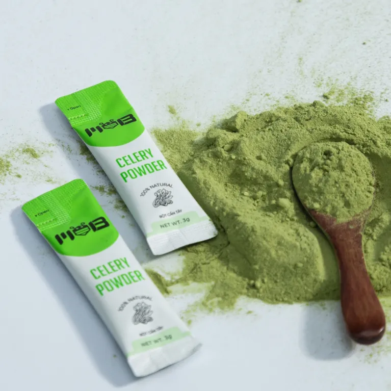 Bột Cần Tây Nguyên Chất MOB trong Hộp 20 Gói mang đến hương vị đặc trưng của bột cần tây, giúp giảm huyết áp, thanh lọc cơ thể, và là lựa chọn tuyệt vời cho một bột cần tây detox, trở thành món quà tặng sức khỏe đầy ý nghĩa cho người thân