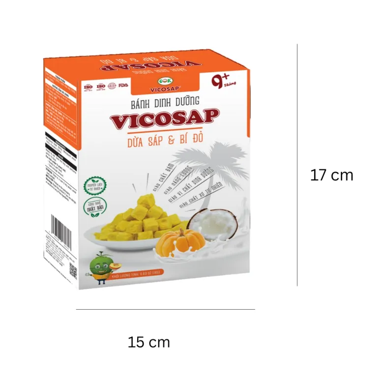 Bánh Dinh Dưỡng Dừa Sáp – đặc sản Trà Vinh độc đáo với hương vị kết hợp lạ miệng, là món ăn vặt lành mạnh bổ sung năng lượng, phù hợp cho cả trẻ em và gia đình