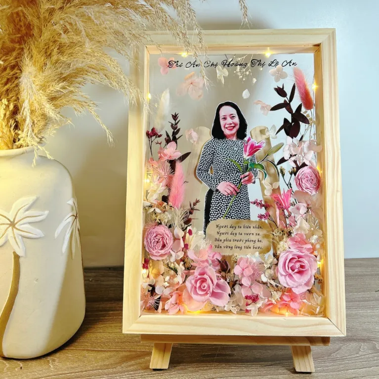 Celebrate love and memories with a Personalized Eternal Rose & Photo Frame, beautifully crafted to capture timeless beauty through personalized dried flower art, making it the perfect gift for her and a cherished personalized gift for all occasions