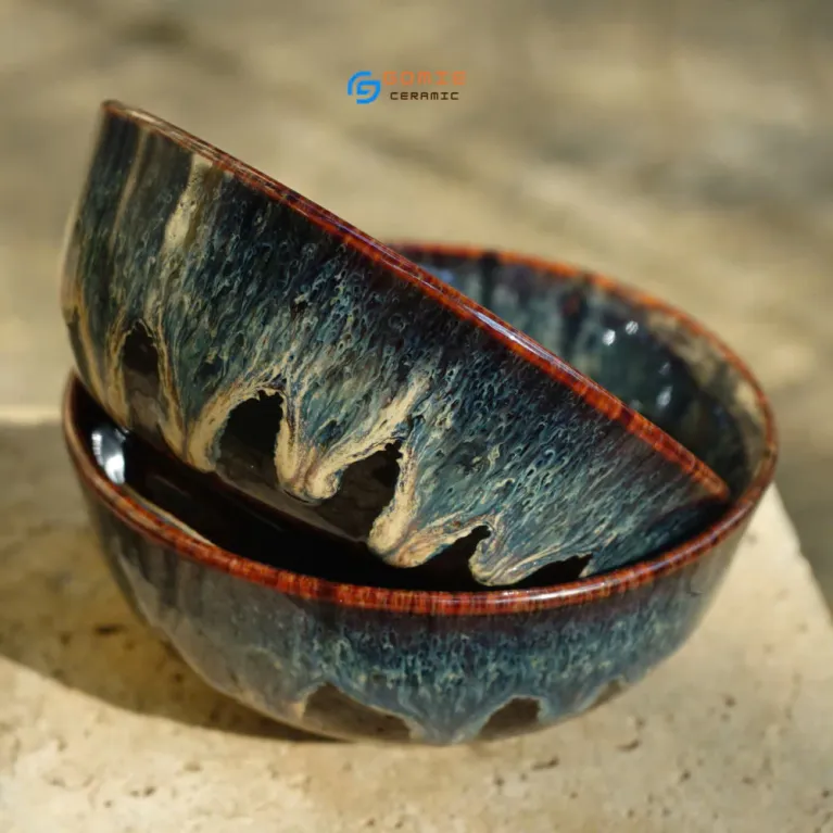 Bát Cơm Men Sapphire Hỏa Biến 11x6cm là chiếc chén gốm Bát Tràng tinh xảo, nâng tầm trải nghiệm ẩm thực mỗi ngày, phù hợp cho bàn tiệc hoặc làm quà lưu niệm ý nghĩa.