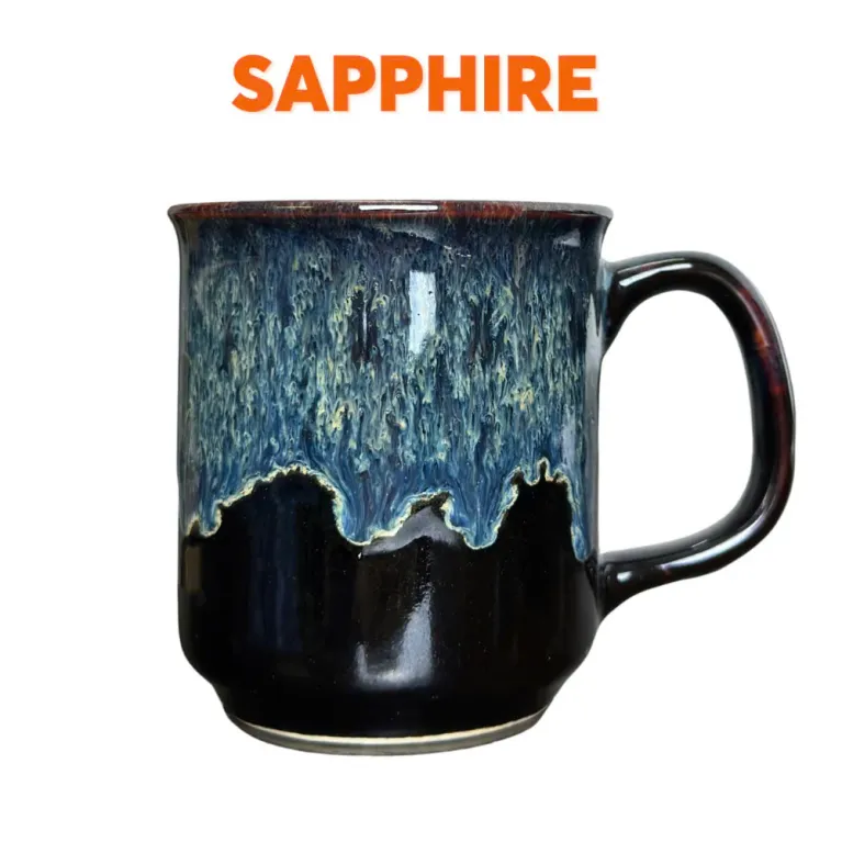 The Bat Trang Fire Glazed Ceramic Mug (250ml) showcases masterful craftsmanship, making it a unique tea and coffee mug that blends functionality with artistry - perfect as home decor, a Vietnamese ceramic treasure, and a meaningful souvenir