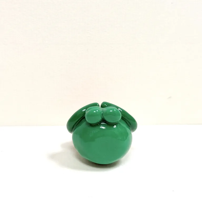 The Handmade Clay Orange-Hat Frog Figurine is a unique and humorous idea, crafted as an adorable decorative accessory and a cute clay toy, making it a charming and one-of-a-kind gift for her.