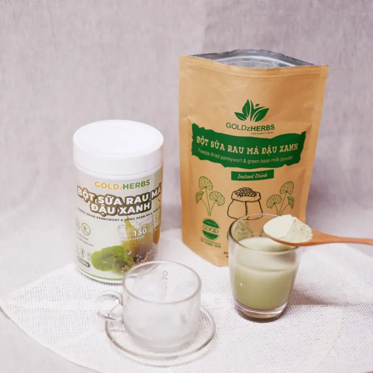 Enjoy natural refreshment with Pennywort & Mung Bean Milk Powder (500G)—a wholesome, convenient breakfast and a perfect health gift