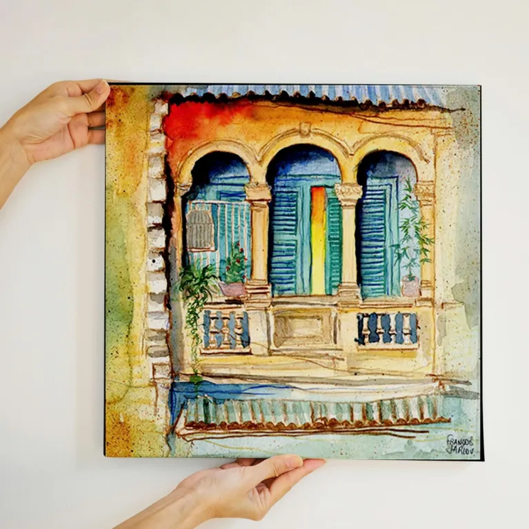 Tranh Sơn Mài Việt Nam 30x30cm  là lựa chọn hoàn hảo cho tranh trang trí nghệ thuật, thể hiện vẻ đẹp sâu lắng của tranh chủ đề Việt Nam, đồng thời là quà lưu niệm Việt Nam ý nghĩa hay quà tân gia sang trọng.