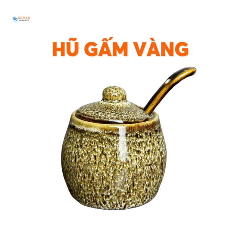 The Fire-Glazed Ceramic Spice Jar is a masterpiece of Bat Trang craftsmanship, exquisite down to every detail, making it a perfect addition to your kitchen accessories collection. Crafted from Vietnamese ceramics, this jar is not just a functional piece but also a unique souvenir that adds elegance to any space