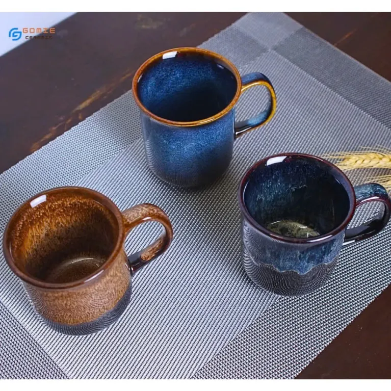 The Bat Trang Fire Glazed Ceramic Mug (250ml) showcases masterful craftsmanship, making it a unique tea and coffee mug that blends functionality with artistry - perfect as home decor, a Vietnamese ceramic treasure, and a meaningful souvenirThe Bat Trang Fire Glazed Ceramic Mug (250ml) showcases masterful craftsmanship, making it a unique tea and coffee mug that blends functionality with artistry - perfect as home decor, a Vietnamese ceramic treasure, and a meaningful souvenir