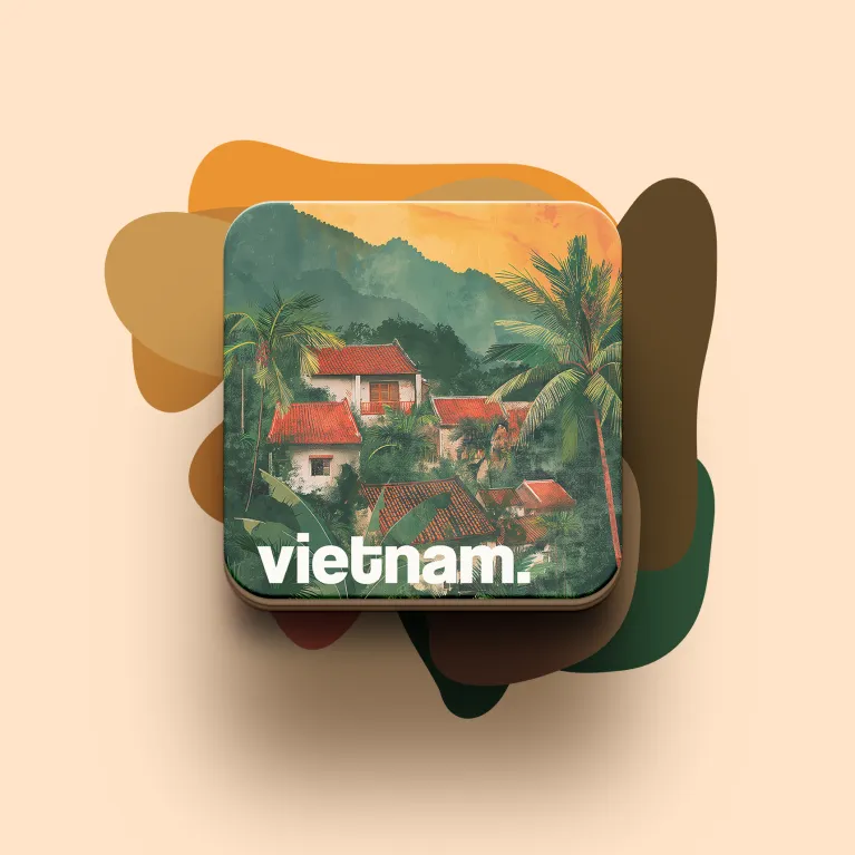 Đế lót ly gỗ in hình du lịch Việt Nam giúp nét đẹp bản địa tỏa sáng mọi nơi thông qua thiết kế độc quyền tinh tế, là phụ kiện thủ công mang đậm giá trị và quà lưu niệm Việt Nam nhỏ gọn đầy ý nghĩa.