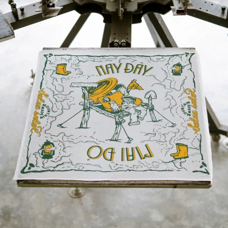 Here Today - Gone Tomorrow scarf serves as a statement piece for travel enthusiasts, featuring artistic designs printed on exclusive cotton fabric, doubling as both a practical travel accessory and authentic Vietnamese souvenir.