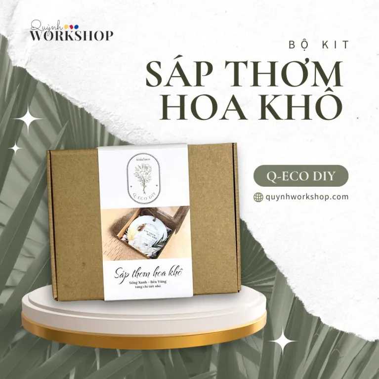 Q-Eco DIY dried flower scented wax kit brings joy through authentic handcraft experience, allowing you to make scented wax at home using natural ingredients, creating meaningful birthday gift and creative handmade present