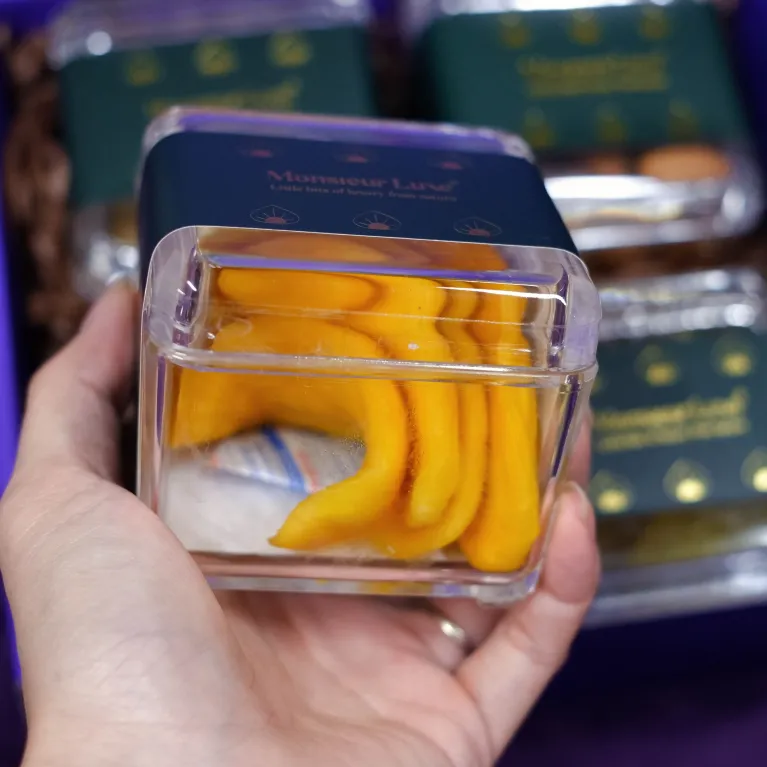 Exclusive "Refined" gift box represents class of gracious presentation with exclusive fruits and nutritious nuts gift set in meticulously crafted gift box, perfect as present for every occasion and corporate gift