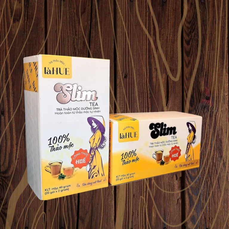 Trà thảo mộc Slim dạng túi lọc từ thảo dược thiên nhiên, công thức độc quyền—giúp sống lành mạnh mỗi ngày, quà tặng sức khỏe và quà lưu niệm Việt Nam ý nghĩa.