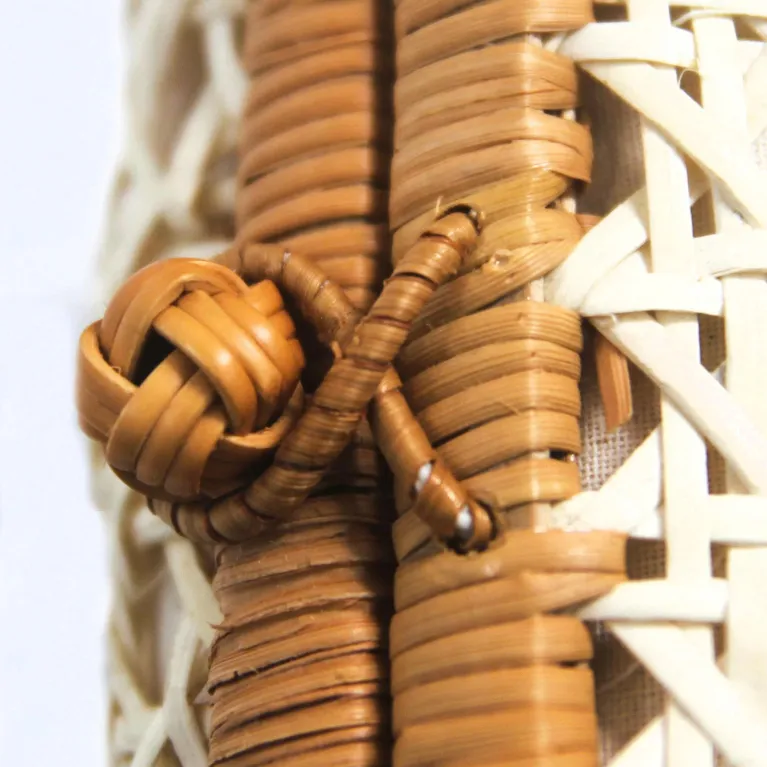 Túi mây đan tay Luna Woven từng đường cong tinh tế, túi xách mây đan tay dáng bầu dục túi đeo chéo đi biển phụ kiện thủ công quà cho nữ tinh tế