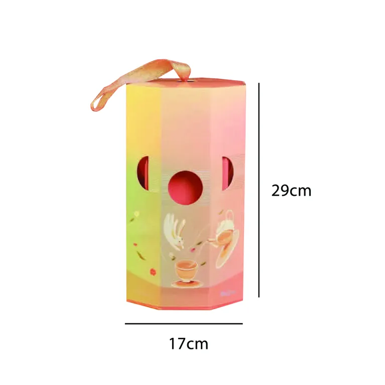 Wings Call The Wind Mid-Autumn gift box wrapping traditional moon festival memories, lantern gift box with cake Vietnamese souvenirs as gift for partner