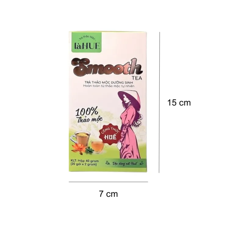 Trà thảo mộc Smooth dạng túi lọc, kết tinh từ đất Huế với công thức độc quyền—trà thiên nhiên dưỡng sinh, thanh nhiệt, món quà tặng sức khỏe ý nghĩa