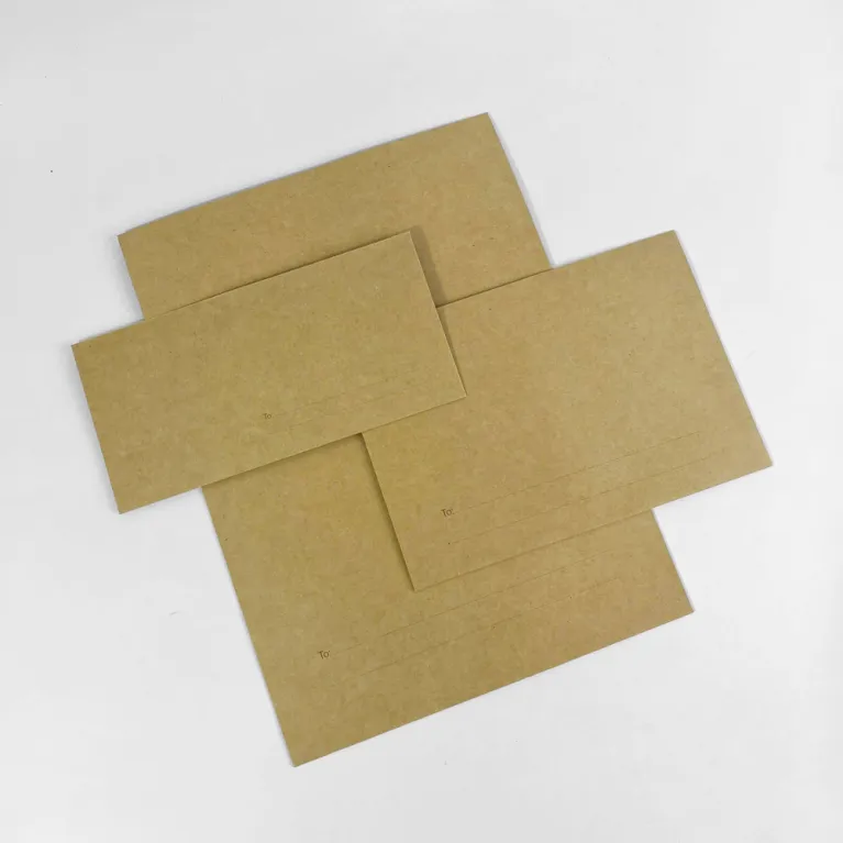 Set 10 bao thư giấy kraft A5 có nút cột, phong bì hoài cổ sang trọng, quà tặng thủ công tiện dụng.
