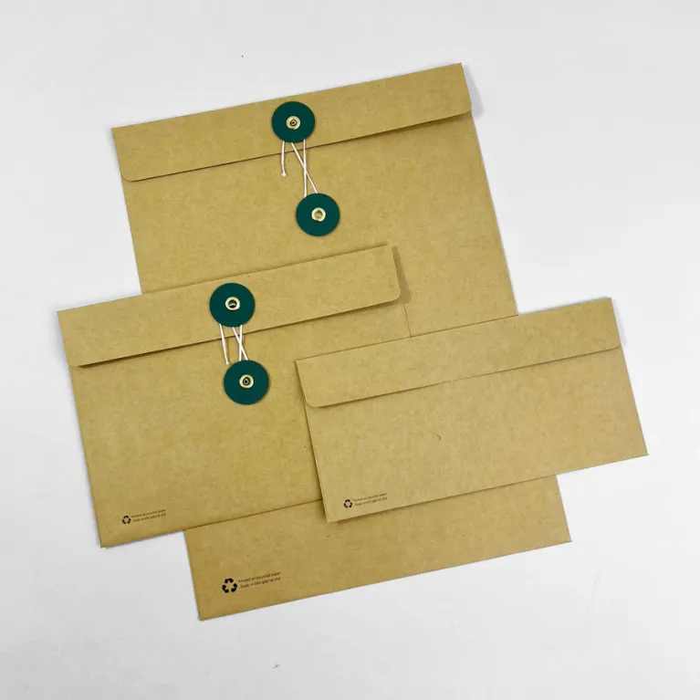 A combo of 30 premium kraft paper envelopes in A4, A5 and A6 sizes, 10 pieces each, ideal for businesses needing custom printing and high-quality stationery.