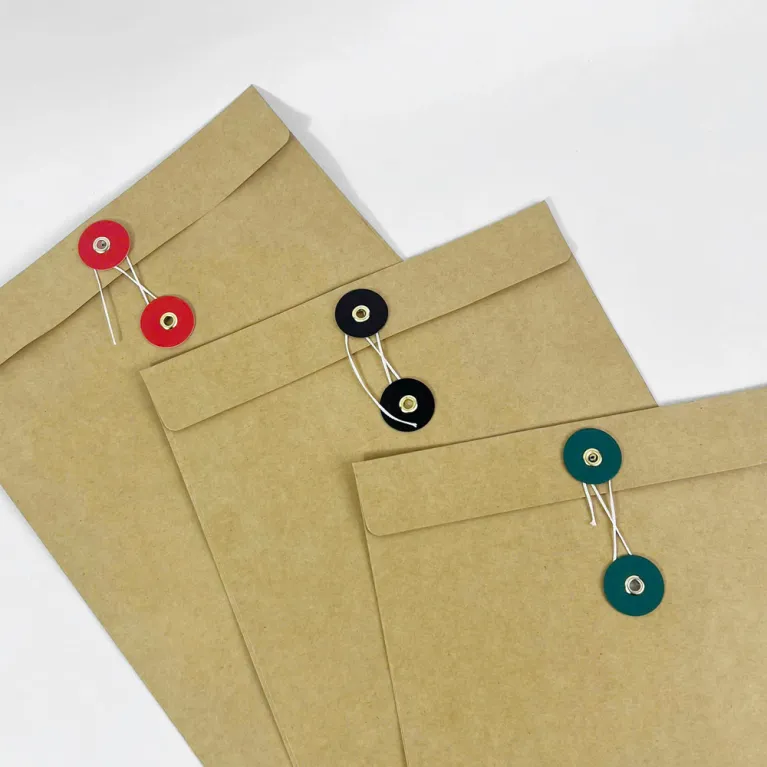 A combo of 30 premium kraft paper envelopes in A4, A5 and A6 sizes, 10 pieces each, ideal for businesses needing custom printing and high-quality stationery.