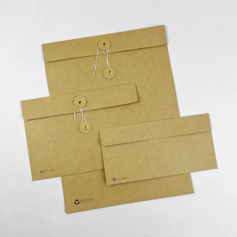 A combo of 30 premium kraft paper envelopes in A4, A5 and A6 sizes, 10 pieces each, ideal for businesses needing custom printing and high-quality stationery.