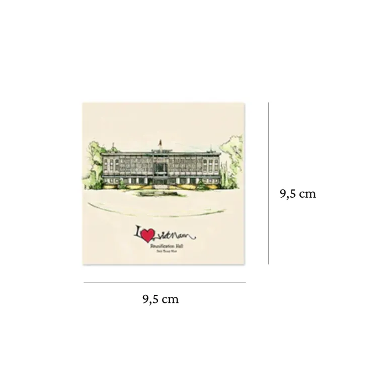 Vietnam ceramic coaster set of 4, fast-absorbing and perfect as a charming home accent or Vietnamese souvenir gift.