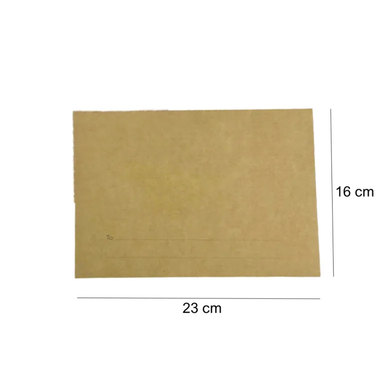 Set 10 bao thư giấy kraft A5 có nút cột, phong bì hoài cổ sang trọng, quà tặng thủ công tiện dụng.